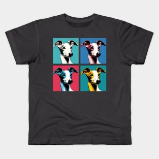 Pop Retro Italian Greyhound Art - Cute Puppy Kids T-Shirt